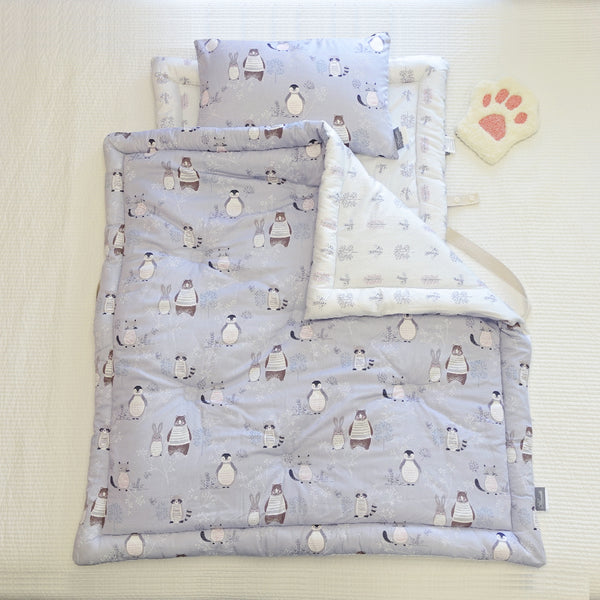 [Animal Farm]  Pure Cotton Baby Bedding Set - Blue