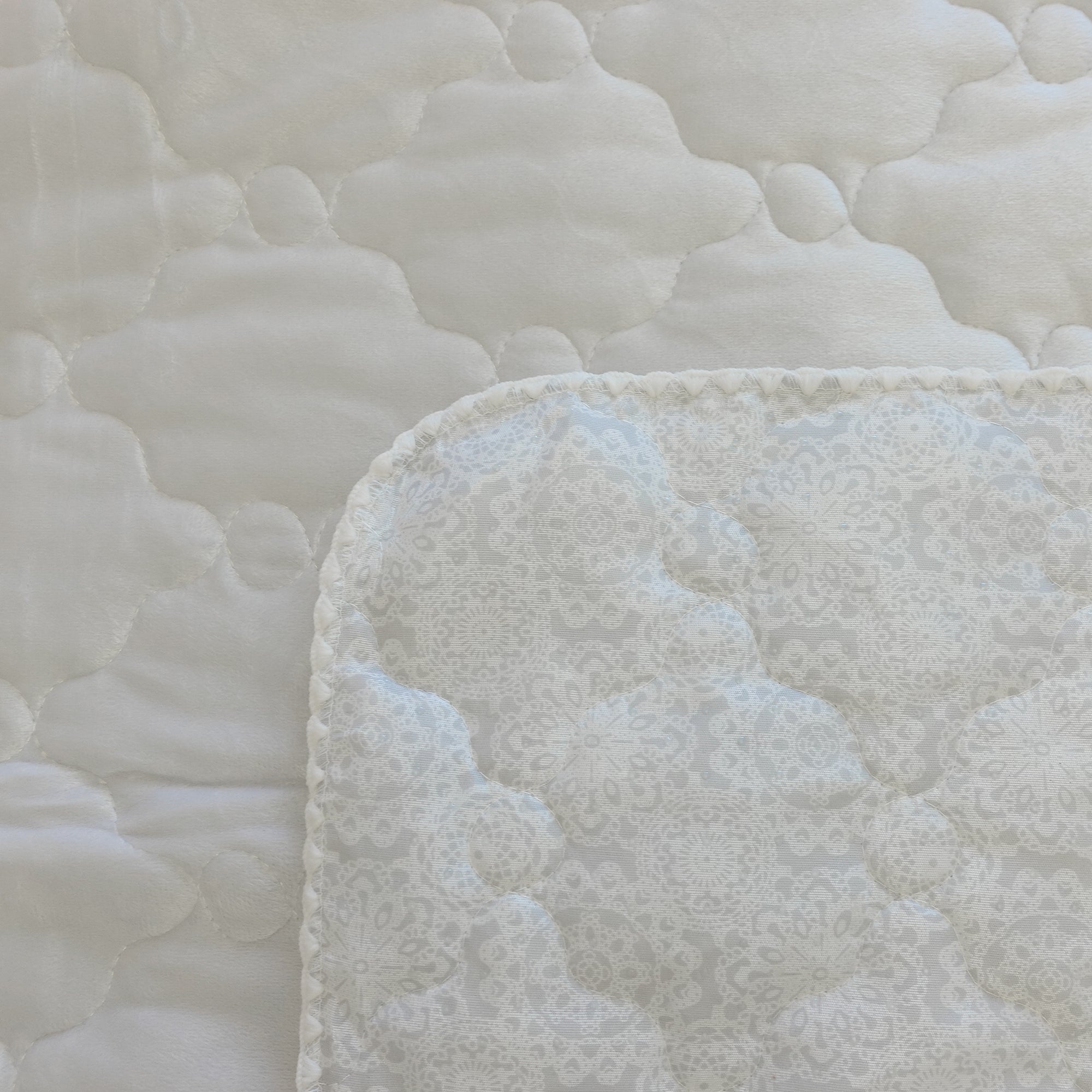 (3rd Restocked)Cozy Night Microfiber Mattress Pad