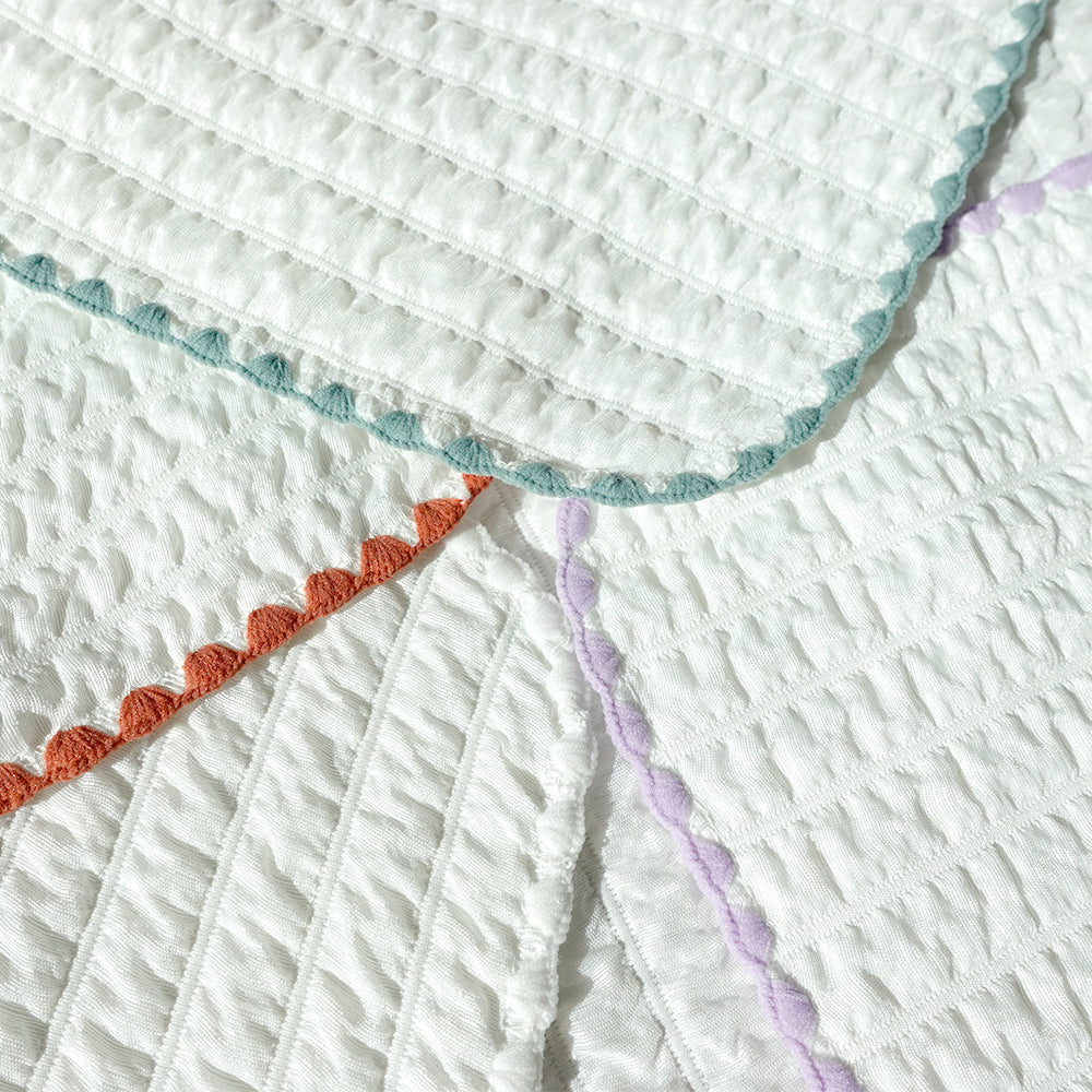 [Cooling] Bamboo Seersucker Blanket