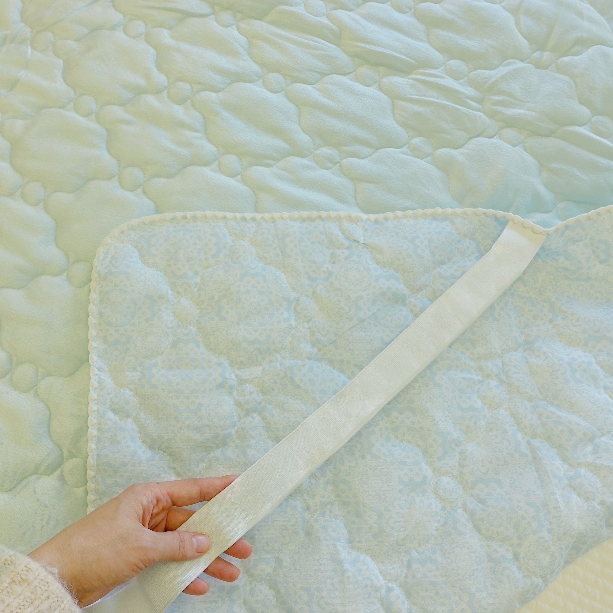 (3rd Restocked)Cozy Night Microfiber Mattress Pad