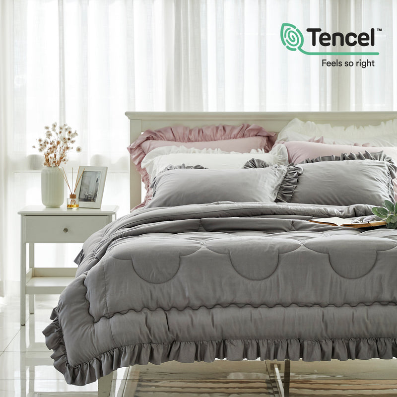 TENCEL™ MODAL Comforter Set in Grey