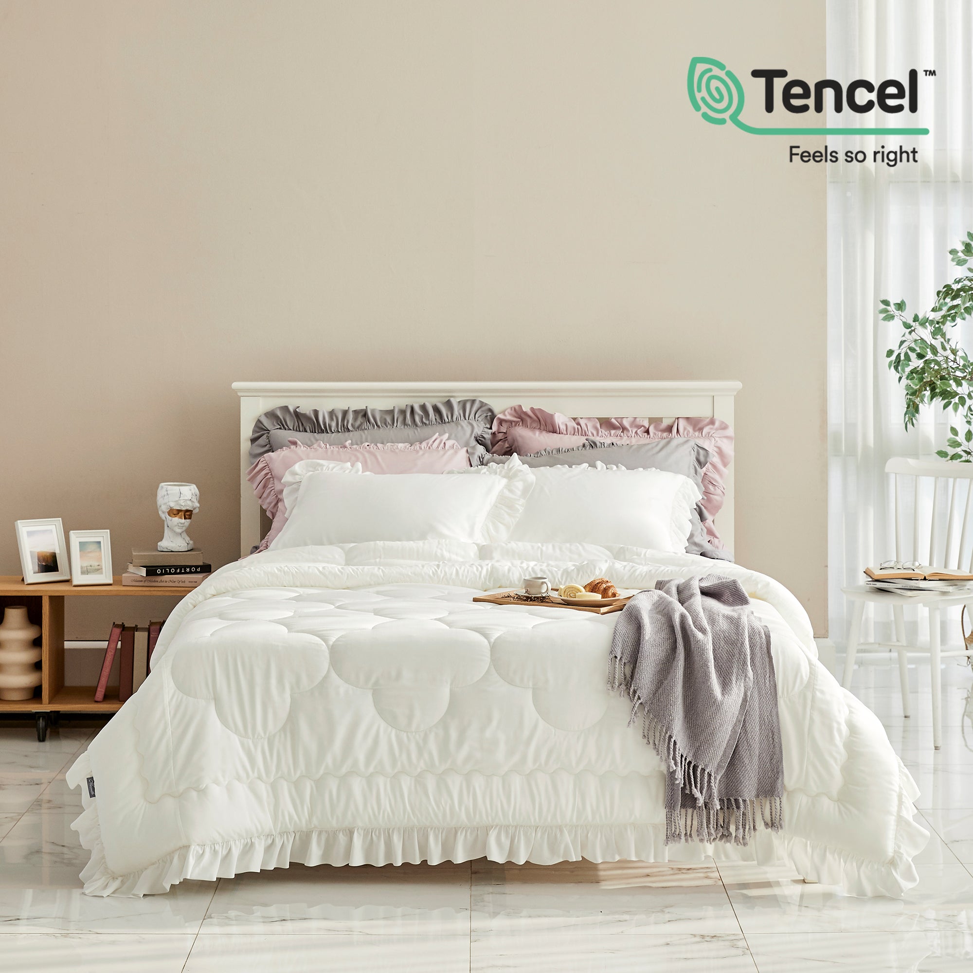 TENCEL™ MODAL Comforter Set in White