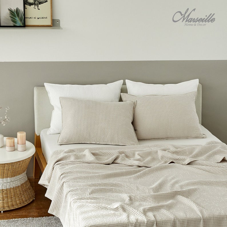 Modal Waffle Pillowcase 20" x 28", 2 pack