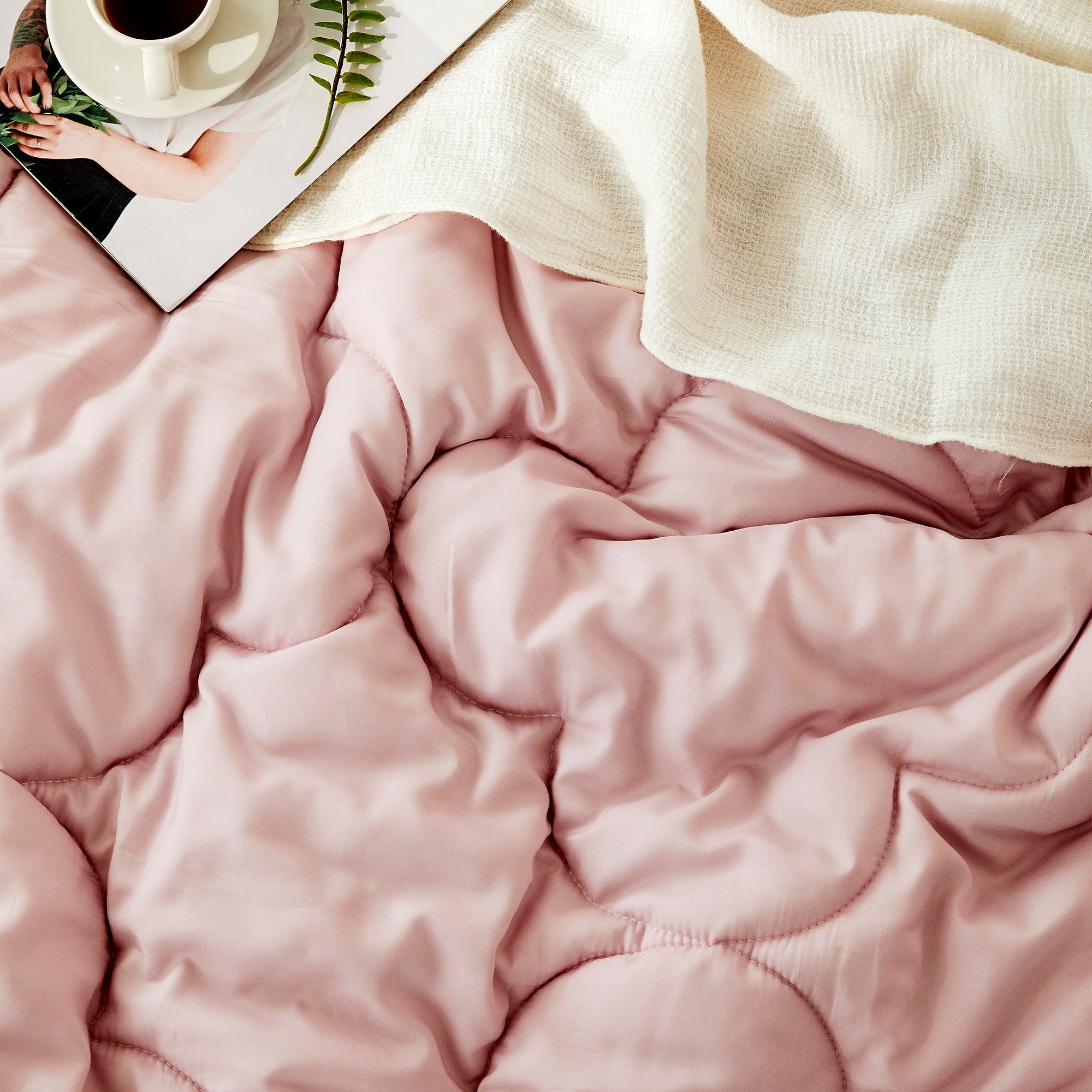 TENCEL™ MODAL Comforter Set in Light Pink