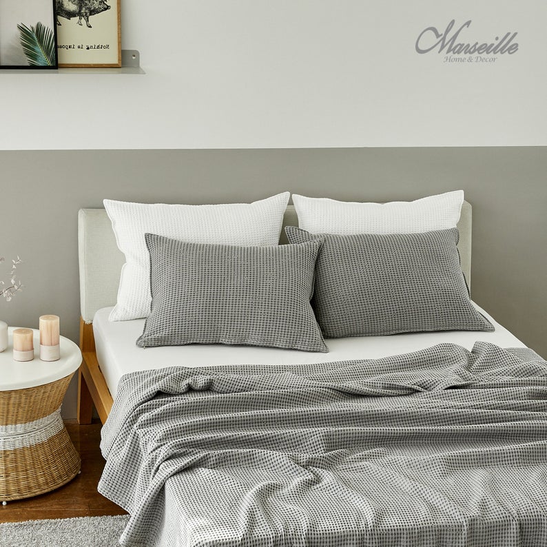 Modal Waffle Pillowcase 20" x 28", 2 pack