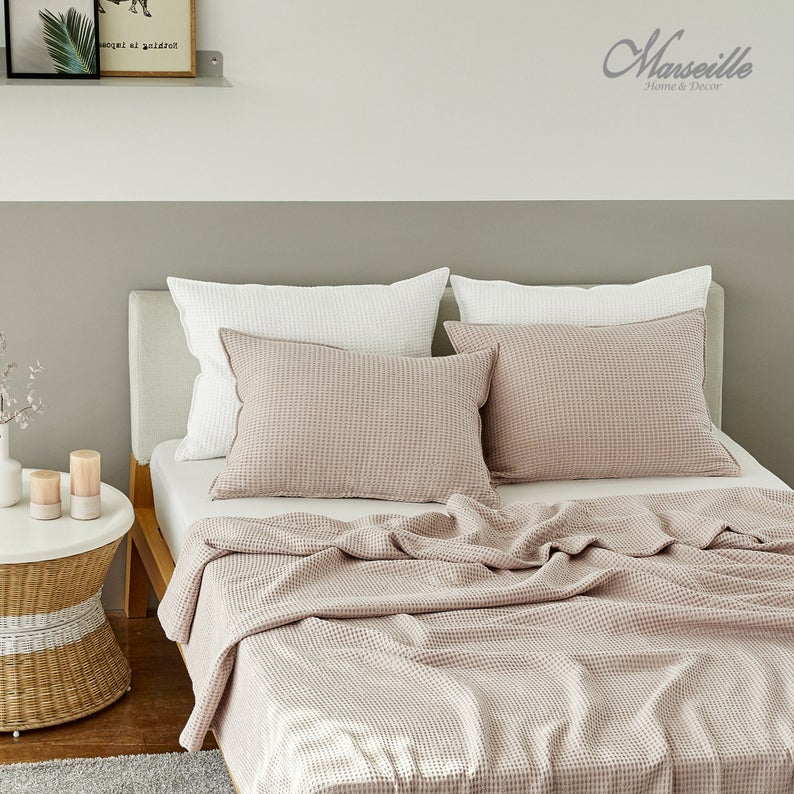 Modal Waffle Pillowcase 20" x 28", 2 pack