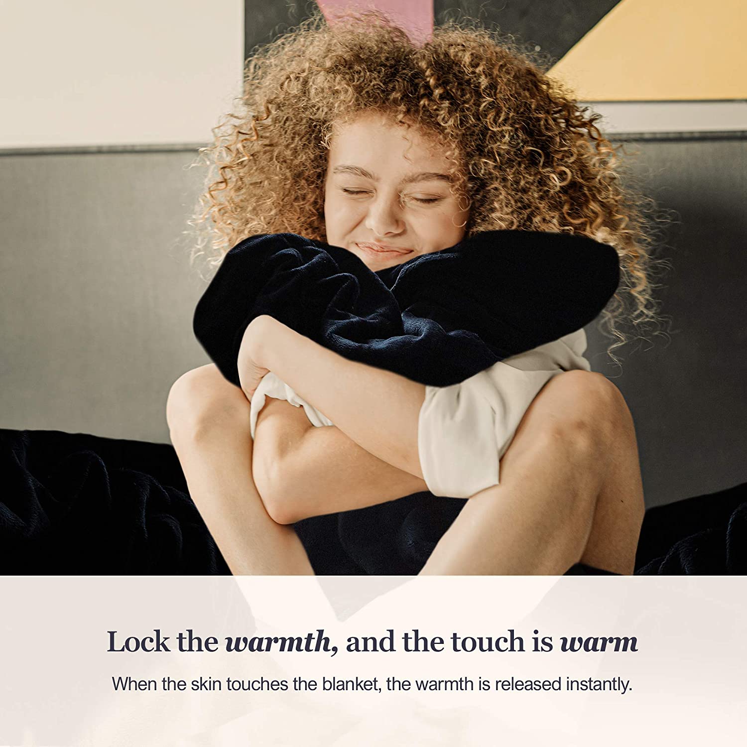 Premium Microfiber Fleece Blanket - Navy