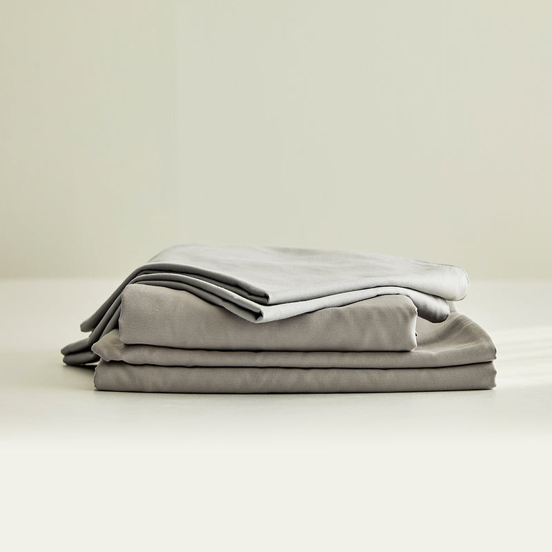 Modal & Egypt Cotton Duvet Cover Set in Grey