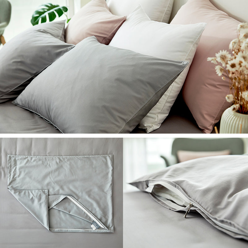 Modal & Egypt Cotton Duvet Cover Set in Grey