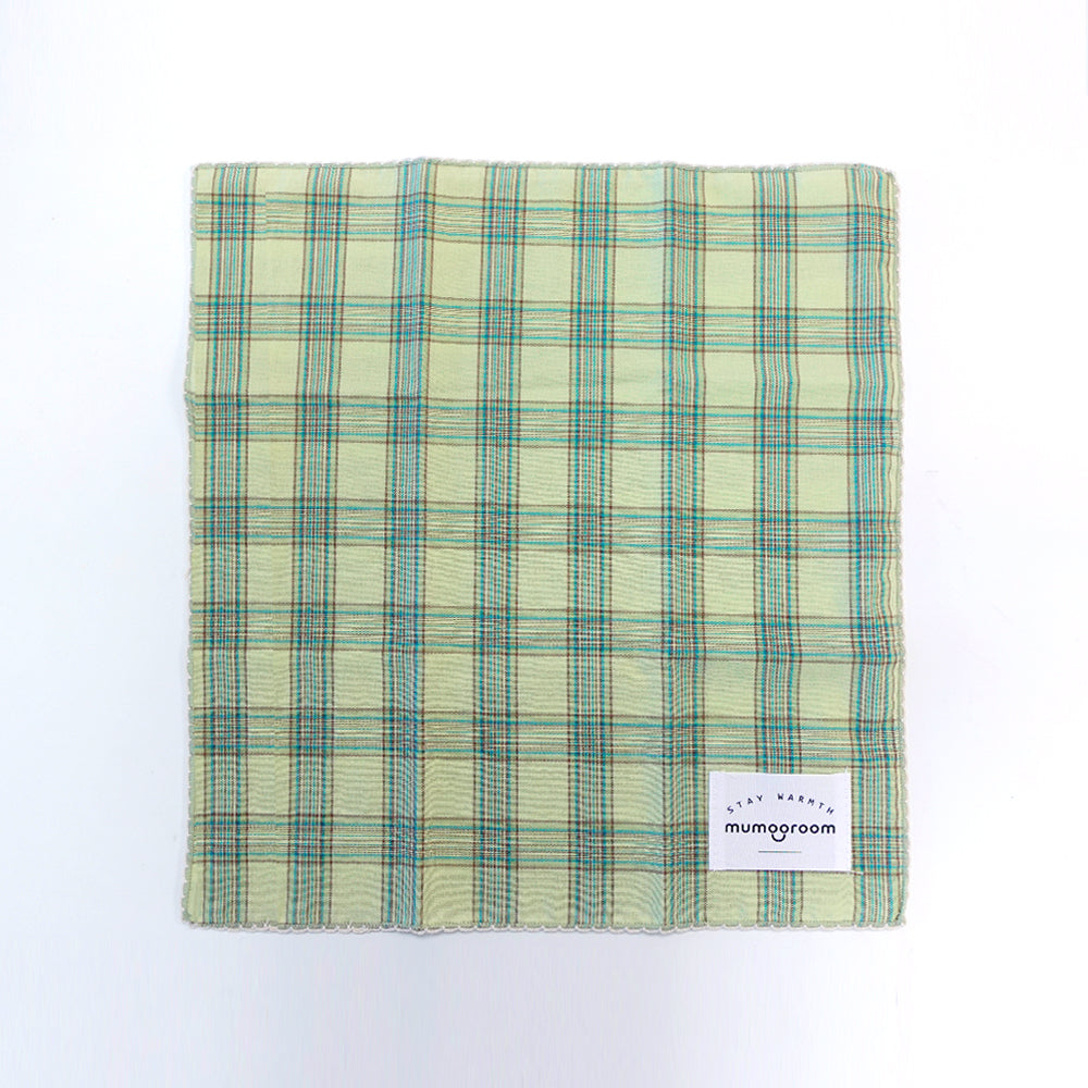 Sweet Pastel Check Place Mat, Dish Cloth ( Yellow, Pink, Light Green)